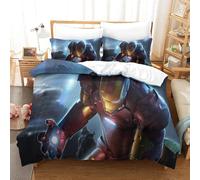 Ensemble De Housse De Couette Iron Man Parure De Lit Housse De Couette Affiche De Film Single