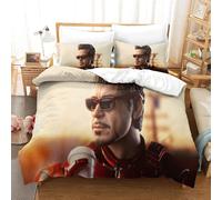 Ensemble De Housse De Couette Iron Man Parure De Lit Housse De Couette Affiche De Film Single