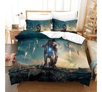 Ensemble De Housse De Couette Iron Man Parure De Lit Housse De Couette Affiche De Film Single