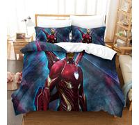 Ensemble De Housse De Couette Iron Man Parure De Lit Housse De Couette Affiche De Film Single