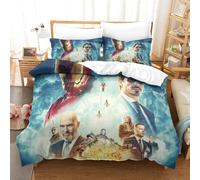 Ensemble De Housse De Couette Iron Man Parure De Lit Housse De Couette Affiche De Film Single