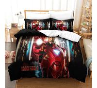 Ensemble De Housse De Couette Iron Man Parure De Lit Housse De Couette Affiche De Film Single