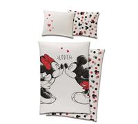 Mickey Mouse Housse de Couette & Européen D'Oreiller Coton Simple Amour Minnie