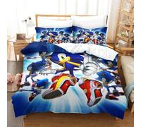Ensemble De Housse De Couette Sonic The Hedgehog Parure De Lit Housse De Couette Sonic