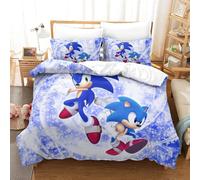 Ensemble De Housse De Couette Sonic The Hedgehog Parure De Lit Housse De Couette Sonic