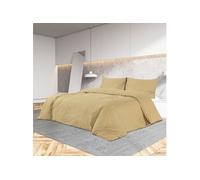 Vidaxl Ensemble De Housse De Couette Taupe 135x200 Cm Microfibre