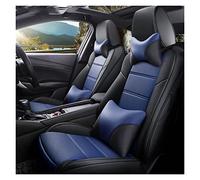 Ensemble De Housse Siège Voiture Personnalisé pour Jaguar Xj Xf XE pour E-Pace Xfl Xel Protecteur Sièges Voitures Automobiles en Cuir Ensembles Housses Siège Voiture(Noir Bleu,A)