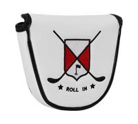 Ensemble De Housses De Club De Golf - Pilote En Cuir, Couvre-chef De Lame De Putter Hybride En Bois De Parcours, Manchon De Protection Durable | Couvre-têtes De Golf Universels Pour La Plupart Des Clu