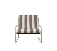 Ensemble de housses de coussin Desert à rayures C/M/Chocolat