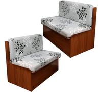 Ensemble de housses de coussin extensibles et antidérapantes pour canapé-lit et banc avec protection dossier pour sièges de voiture de camping-car