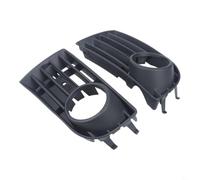Ensemble de housses de pare-chocs avant pour feux de brouillard compatibles avec Golf Mk5 2003 à 2009 en plastique ABS noir gauche et droit Kit de garniture de rechange pour projet de restauration