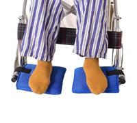 Ensemble de housses de repose-pieds pour fauteuil roulant - 1 paire de coussins de protection antidérapants doux et confortables pour les personnes âgées | Pour la maison, l'hôpital, l'extérieur, la