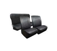 Ensemble de housses de siège avant et banquette arrière pour Renault 4 (01/1978-12/1992) - skaï noir
