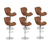 Ensemble de housses de tabouret de bar en velours extensible, housses de chaise de comptoir pivotantes, pour chaises de salle à manger à dossier court et tabourets de bar, élégantes, faciles à