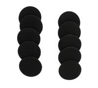 Ensemble de Housses pour écouteurs avec 10 Paires de, 40MM | Structure de couverture d ' oreillette flexible à enfiler, construction en mousse légère, placement sur les