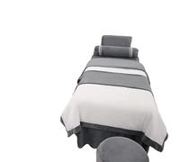Ensemble de housses pour lit d’esthétique 4 pièces ensemble de literie for Salon beauté Massage Spa Relax draps jupe lit tabouret housse taie d'oreiller couette(Y-11-3,80x190cm 4pcs)