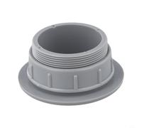 Ensemble de housses pour trou de parasol pour tables de terrasse d'extérieur, capuchon en plastique de 4,2 cm, adapté aux trous de table de 5,1 cm, résistant aux rayures et au vent, transparent/(gris)