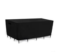 Ensemble de housses rectangulaires épaisses en polyester pour jardin extérieur, protection contre le soleil et la poussière sur divers articles (7)