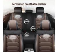 Ensemble De Housses Siège Auto, pour Nissan Cube 2009-2011 2012 2013 2014 | Protection intégrale,Matériau respirant,Installation rapide,Antidérapant durable,Compatible airbag