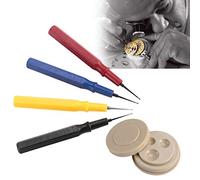 Ensemble de huileur de montre, stylo à huile de montre en plastique avec 1 tasse d'huile 4 stylo à huile pour horlogers Kit de réparation de Montre en Plastique