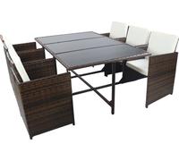 ensemble de jardin 7 pièces en rotin Raloso