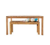 Ensemble de jardin avec banc Samoa Table 120x75x75cm