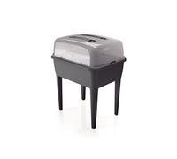 Ensemble de jardinière Prosperplast Greenhouse Respana DREP770W anthracite petite serre