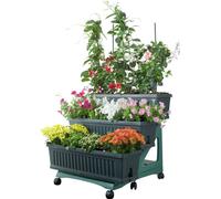 Ensemble de jardinières BAMA ORTO, vert