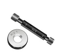 Ensemble de jauge de bouchon de filetage de tuyau droit et de jauge d'anneau de filetage-outil de mesure de précision for l'inspection du filetage(G 1/4 Plug Gauge)