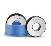 Ensemble de jauge de bouchon de filetage PF de précision et de jauge à anneau-outil de mesure précis for l'inspection du filetage, 1 jeu(Head Gauge PF 1/4)