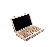 Ensemble de Jauges 38 pièces/ensemble 1 jauge de bloc qualité 0, outils mesure d'inspection d'étrier(0 grade)