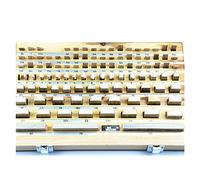 Ensemble de Jauges 87 pièces/ensemble 1 jauge de bloc Grade 0 étrier d'inspection inspecter les outils mesure(0 grade)