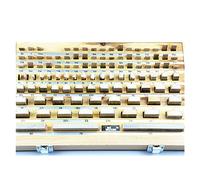 Ensemble de Jauges 87 pièces/ensemble 1 jauge de bloc Grade 0 étrier d'inspection inspecter les outils mesure(1 grade)