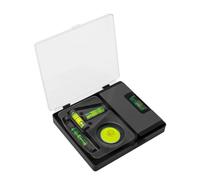 Ensemble de jauges à bulles compactes, outils d ' alignement de | Vérificateur de rectitude Portable 4 pièces, pour d ' images, configuration d ' étagère, réparations à domicile