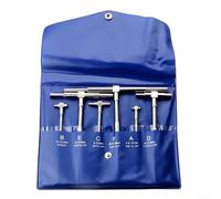 Ensemble de jauges d'alésage télescopiques de 8 à 150 mm, outil de mesure de diamètre intérieur réglable avec tête ronde, jauge de trou en métal professionnelle pour l'usinage et l'ingénierie