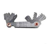 Ensemble de jauges de pas de filetage 55° et 60°, outil de mesure métrique et en pouces pour l'inspection du tour et du travail des métaux (métrique 60°)