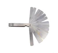 Ensemble de jauges en acier inoxydable avec double marquage métrique et outil de mesure de l'écart en pouces avec lames coniques pour un réglage précis de la séparation de la valve