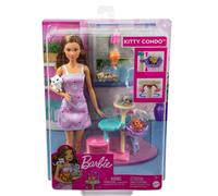 Ensemble de jeu Barbie avec chats arbre grimpant poupée et animaux
