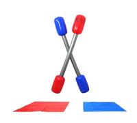 Ensemble De Jeu De Gladiateur Gonflable, Bâton De Combat Gonflable pour Pelouse, Jardin Extérieur pour Activités De Fête pour Adultes Garçons Et Filles, Plage (A)