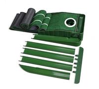 Ensemble de jeu de golf comprenant un outil de putting vert, un tapis de golf, un tapis de golf et un tapis de putting vert