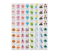 Ensemble de jeu de Mahjong, 65 pièces de jeu de société à motif de drapeau, activité de puzzle amusante pour fête de famille, escapade en bord de mer, pique-nique de printemps, salle de classe, voyage