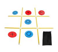 Ensemble de jeu de pelouse portable pour pique-niques en , école, festivals, camping, réunions dans le jardin, parc d'activités multijoueurs, vacances et événements communautaires, 123 x 123 cm