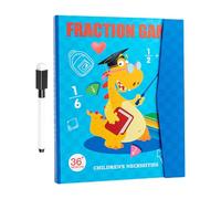Ensemble de jeu de puzzle d'apprentissage des carreaux de fraction et des cercles de fractions pour les manipulations mathématiques préscolaires Outil éducatif Outils d'enseignement des mathématiques