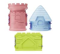 Ensemble De Jeu De Sable - 3 Pièces Jouets De Plage | Moules De Sable Et De Neige | Moule De Château Sablle | Interactive Kids Toys Outdoor Games For Kids Sensory Play Toddler Vacation Summer Snow P