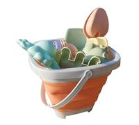 Ensemble de jeu de sable - Seau de jouets de plage, pelles, moules pour animaux | Kit d'activités de plein air pliable pour , avec passoire et bouilloire, outils de plage créatifs pour garçons