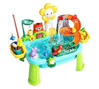 Ensemble De Jeu De Table À Eau De Cuisine D'été - Table D'activités Aquatiques, Robinet Rotatif, Sensoriels Amusants | Pour Garçons Filles Jardin Extérieur Arrière-cour Pelouse Plage Parc Mater