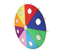 Ensemble de Jeu de Taupe de Parachute de Parapluie Gonflable coloré, Jeu de Groupe Coopératif pour L'amusement des Enfants, Renforcement de Double Suture