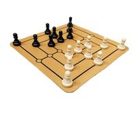 Ensemble De Jeu D'échecs, Jouet Bureau Portable En Bois, Société Familial Stratégie 24cm, Pour Les Vacances, Fêtes, La Maison, Voyages, Dès 4 Ans, Adultes,