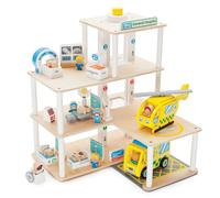 Ensemble de jeu d'hôpital en bois