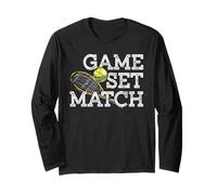 Ensemble de Jeu - Joueur de Tennis - Coach Sports Team Fan Manche Longue